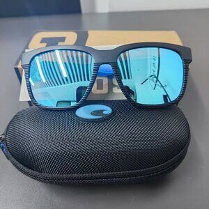 Costa sports sunglasses with blue temples